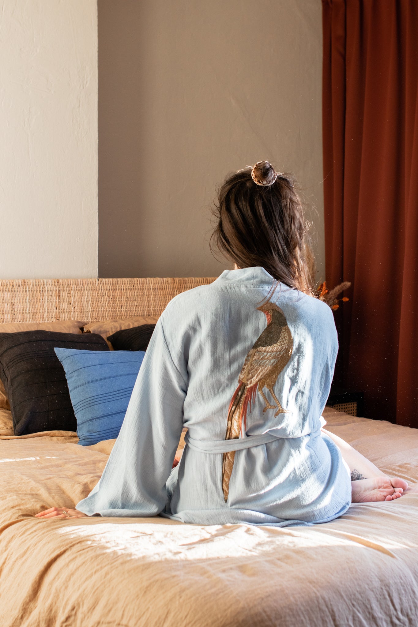 THE PHEASANT KIMONO IN CLOUD