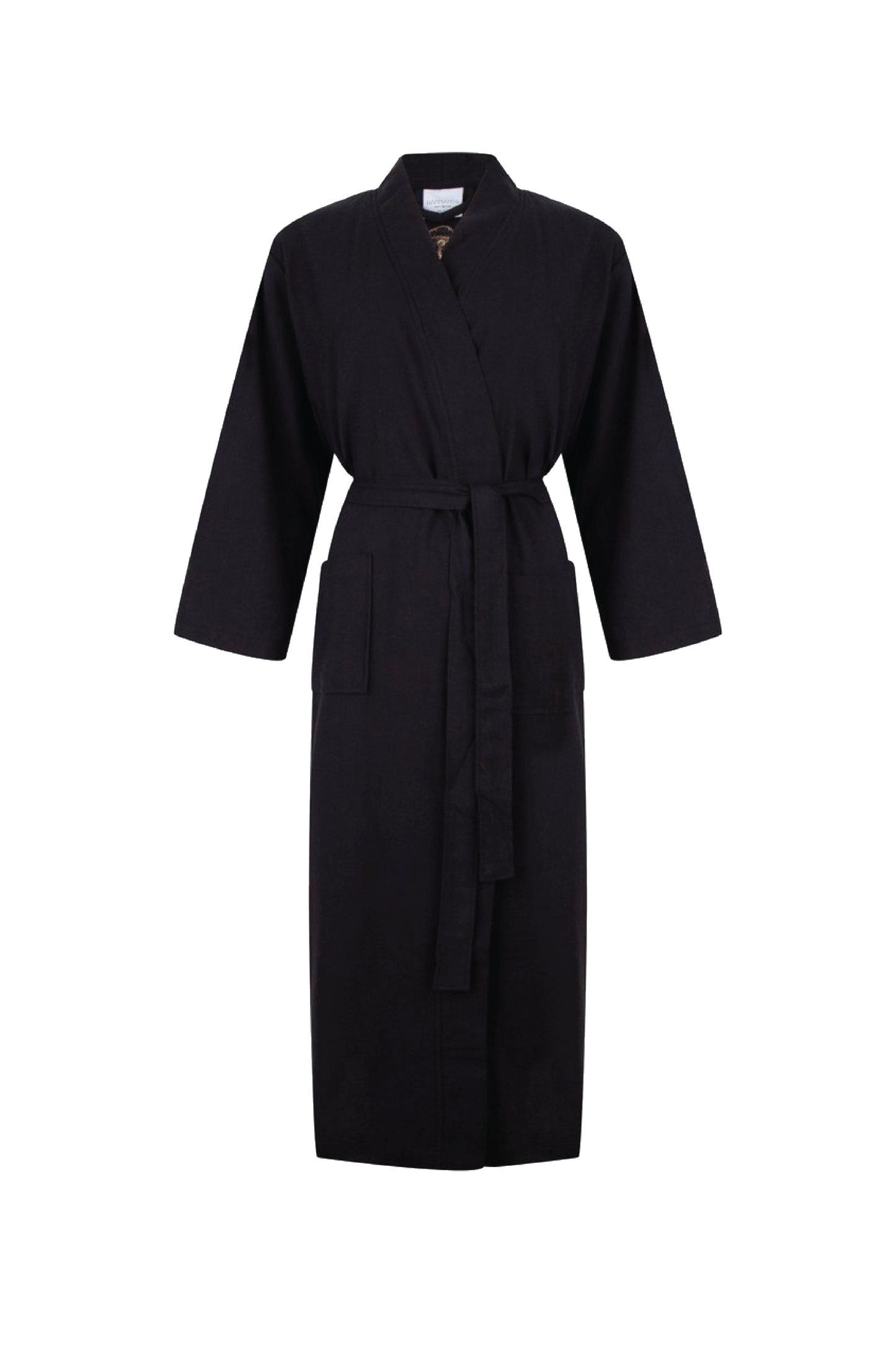 THE PHEASANT KAFTAN IN BLACK