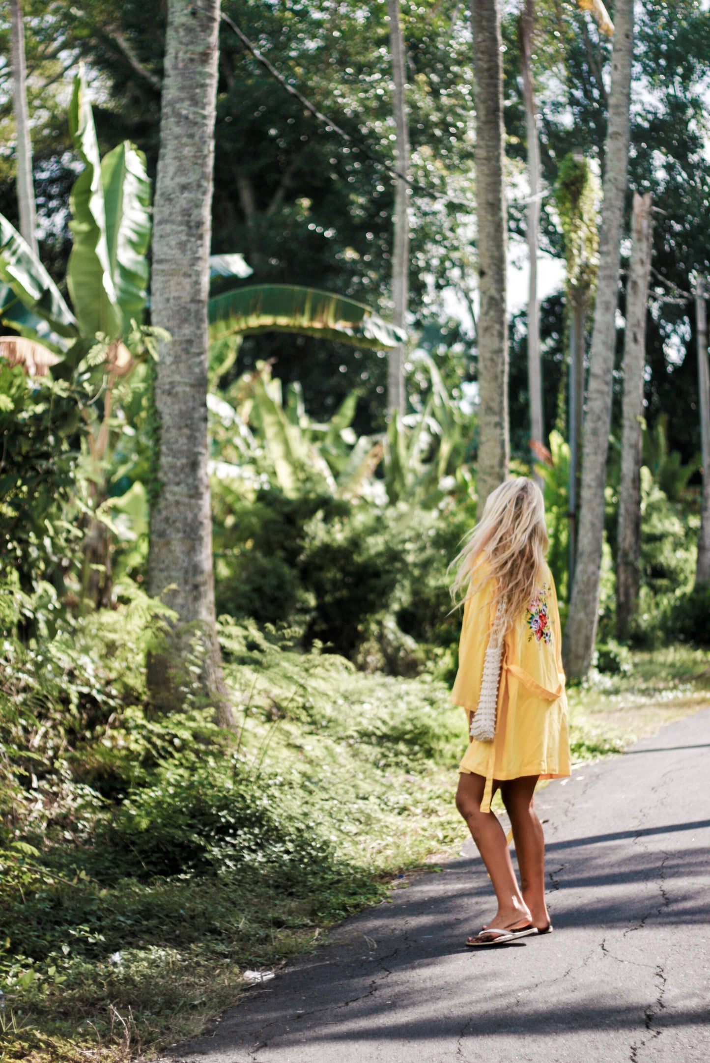 THE FLOWER KIMONO IN YELLOW