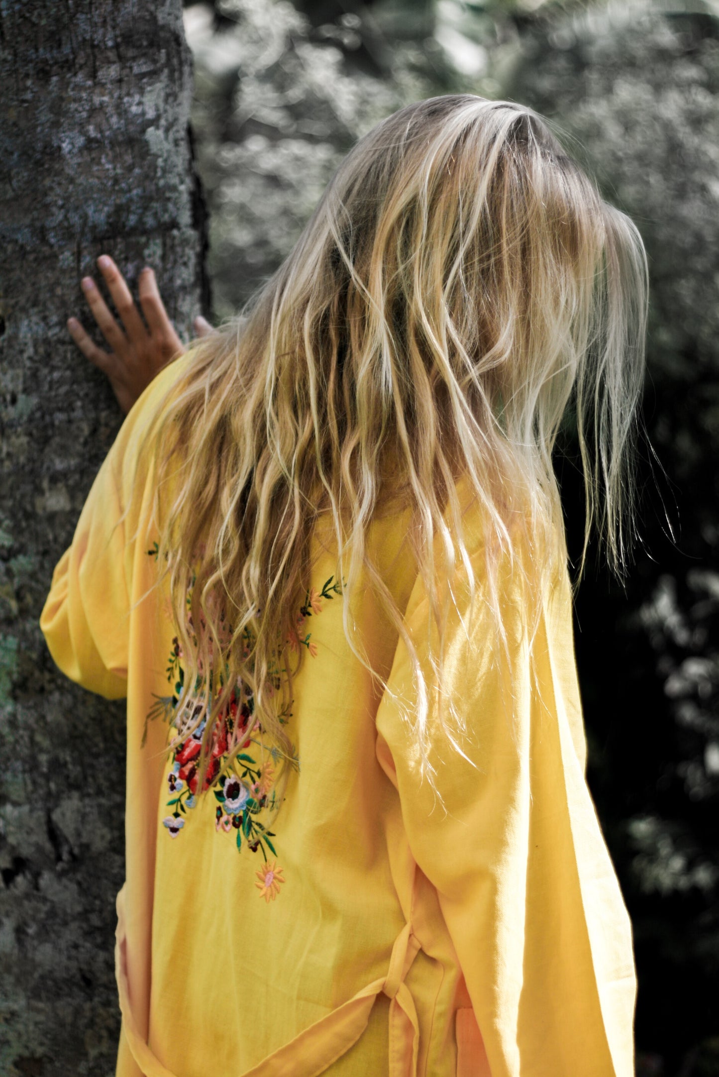 THE FLOWER KIMONO IN YELLOW