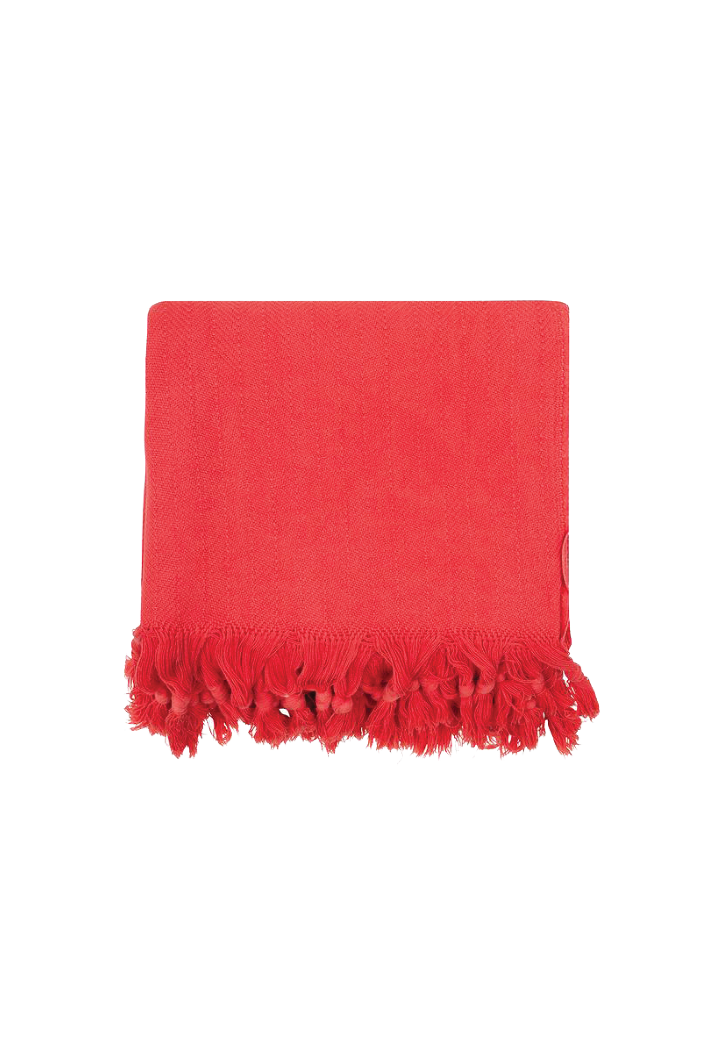 Hammam34 Cotton Handloomed Red Beach Blanket 