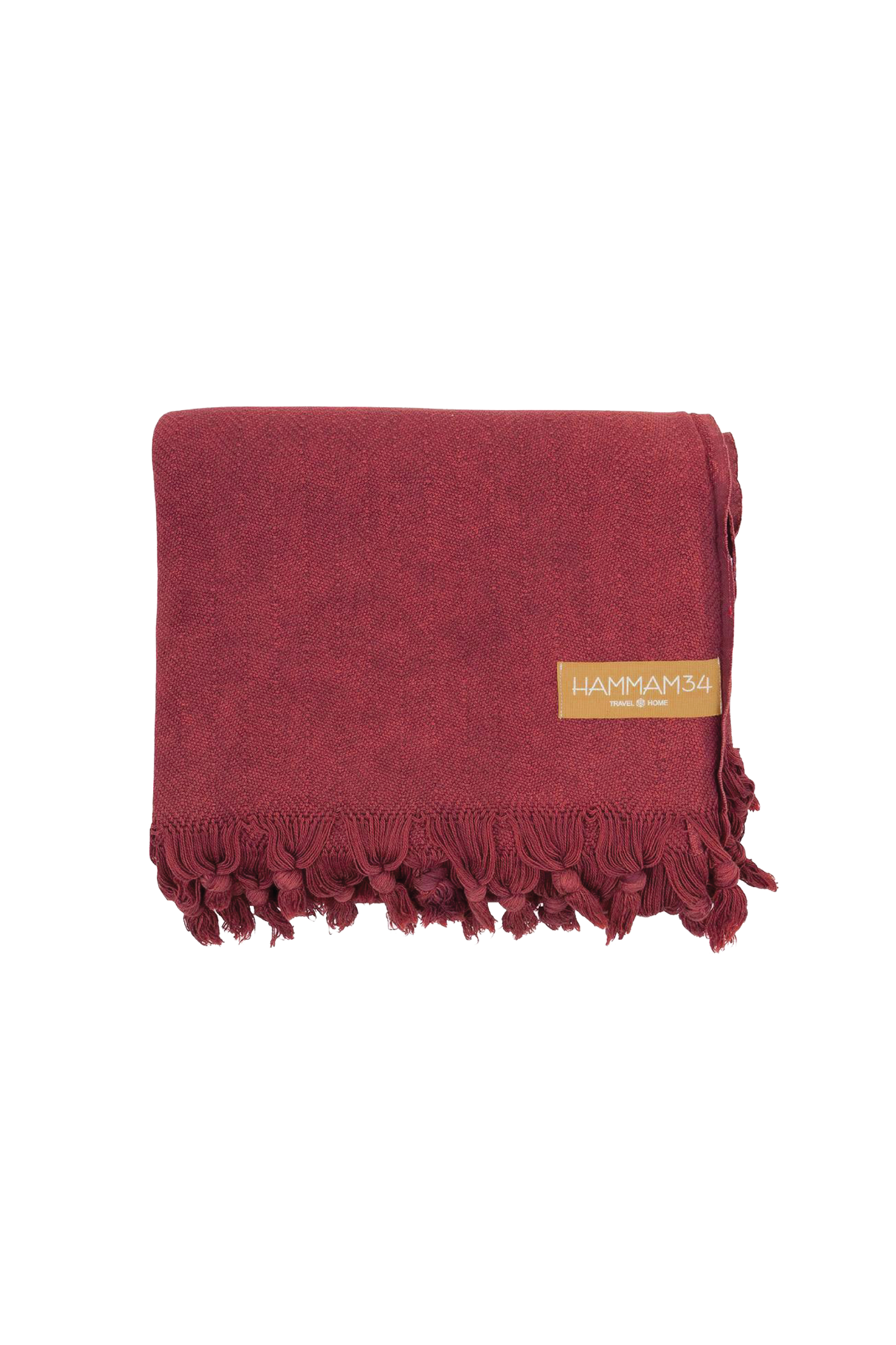 Hammam34 Cotton Handloomed Red Beach Blanket 