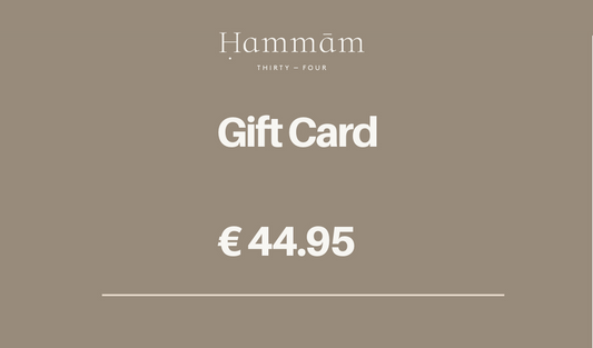 HAMMAM34 € 44.95 GIFT CARD