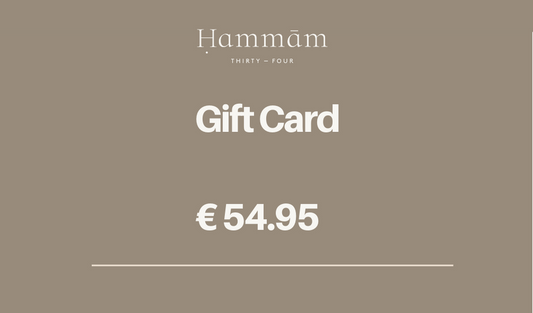 HAMMAM34 € 54.95 GIFT CARD