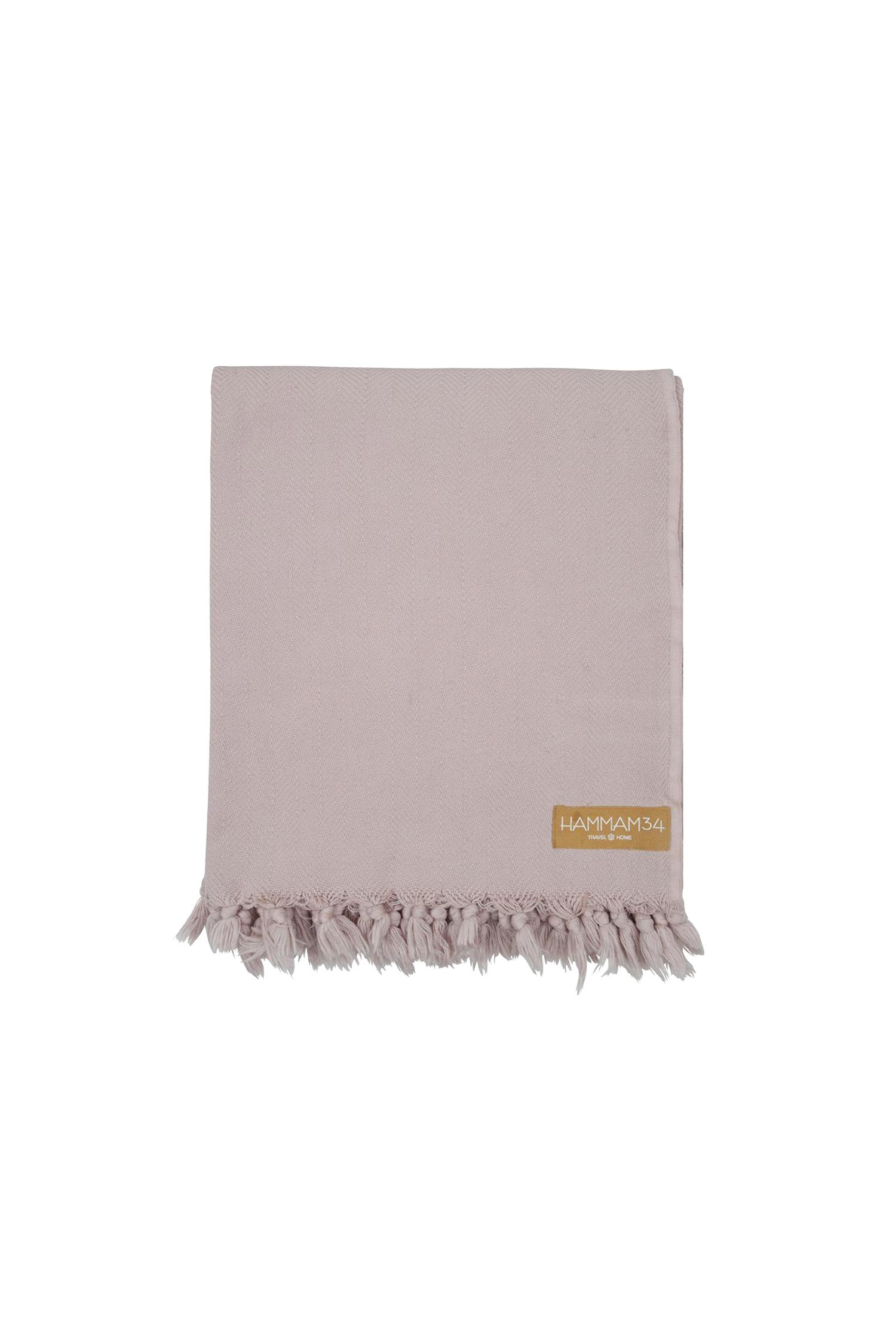 Hammam34 Cotton Handloomed Pink Beach Blanket 