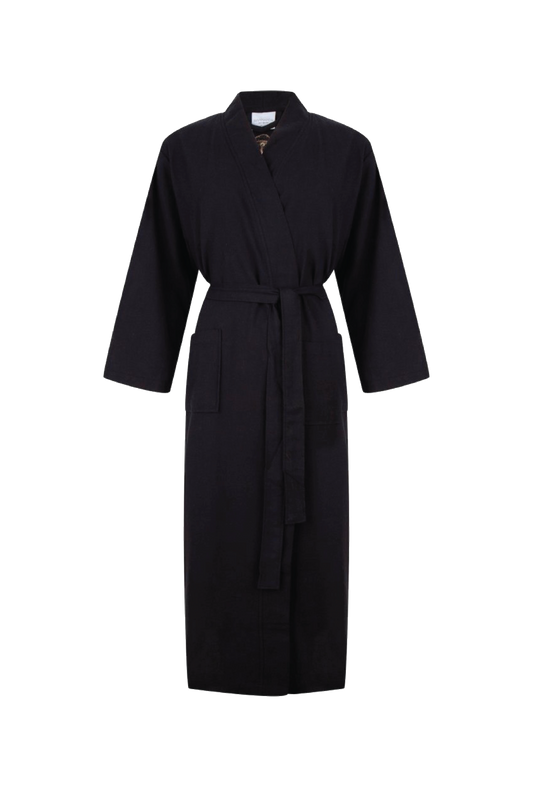 THE PHEASANT KAFTAN IN BLACK