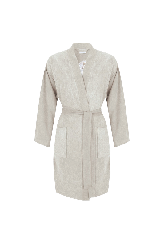 THE PHEASANT KIMONO IN MINK