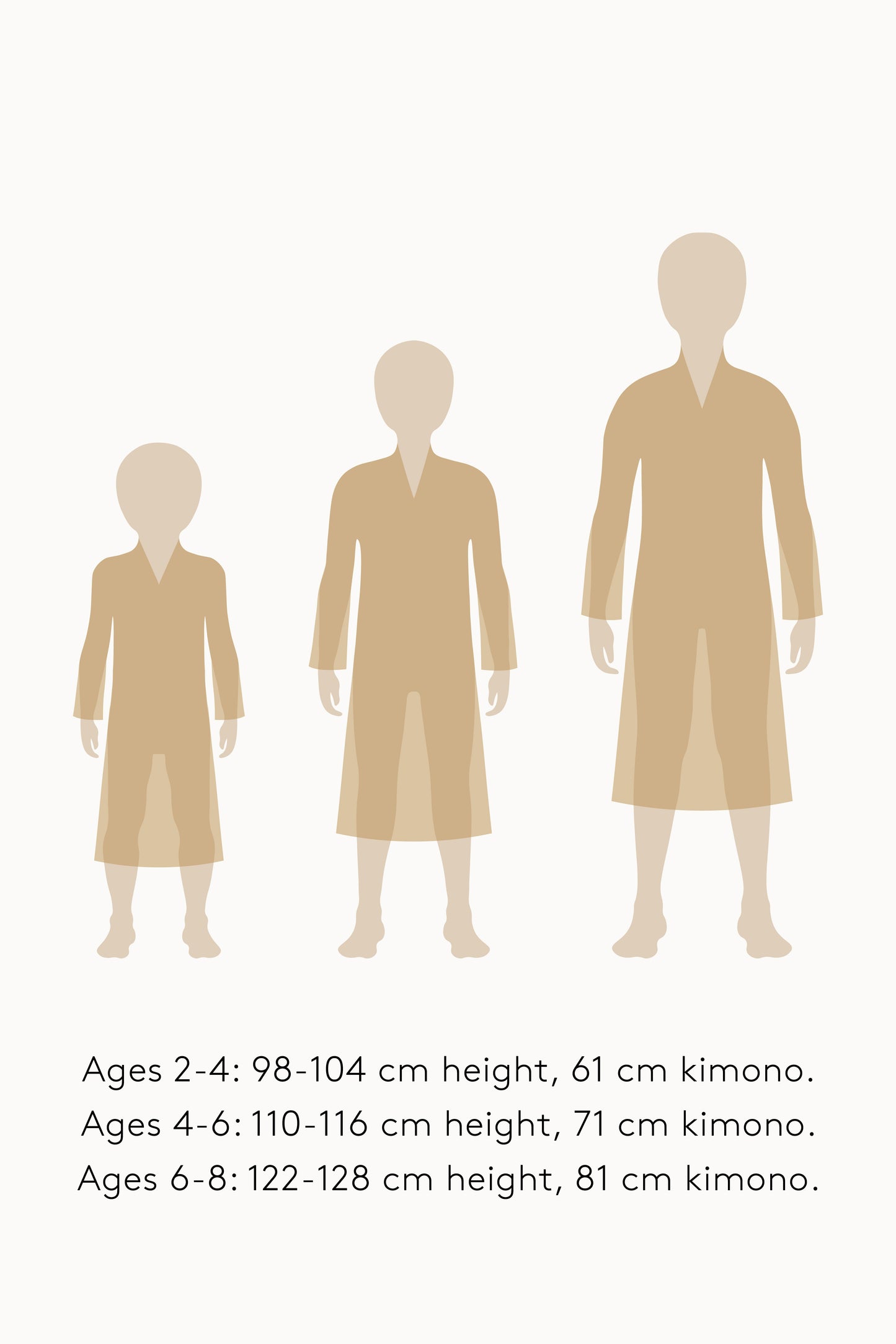 THE PHEASANT KIDS KIMONO IN BLACK (4-6 YEARS)