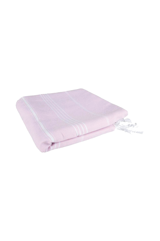 Hammam34 Pink Striped Hammam Towel