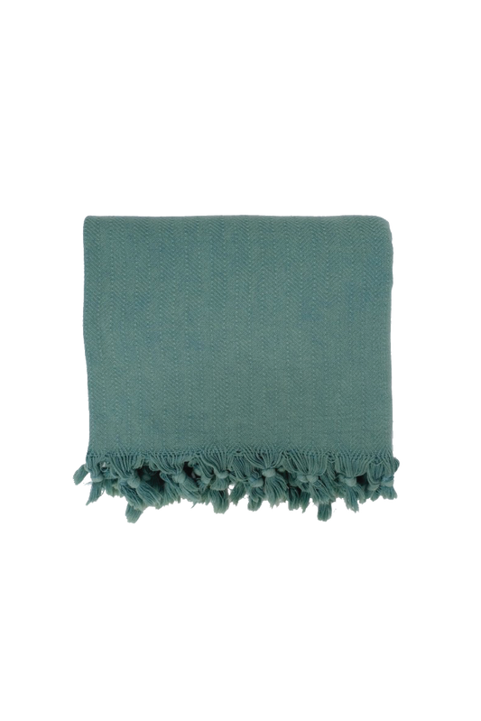 Hammam34 Cotton Handloomed Green Beach Blanket